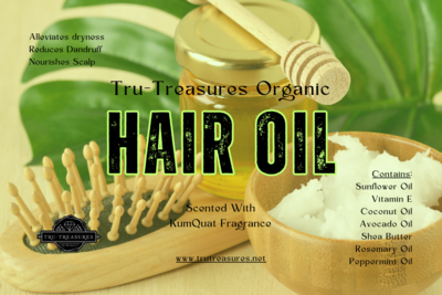 Tru Treasures Organic Hair Oil