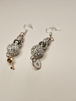 Handcrafted exclusively designed Earrings using high-quality beads and charms from Tru Treasures. 