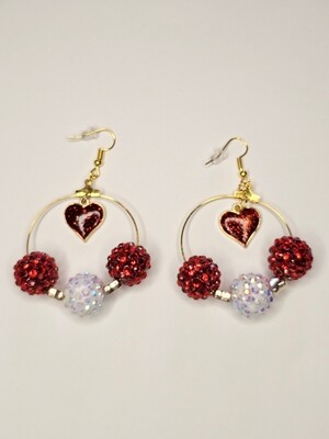 Handcrafted exclusively designed Earrings using high-quality beads and charms from Tru Treasures.