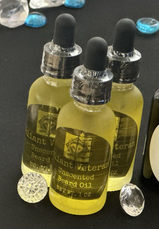 Elevate your grooming routine with Tru-Treasures Valiant Veteran Unscented Beard Oil from Tru-Treasures.