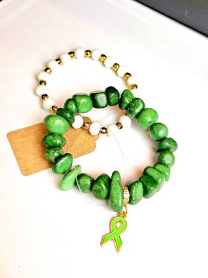 Green Stone MHA Bracelet Set