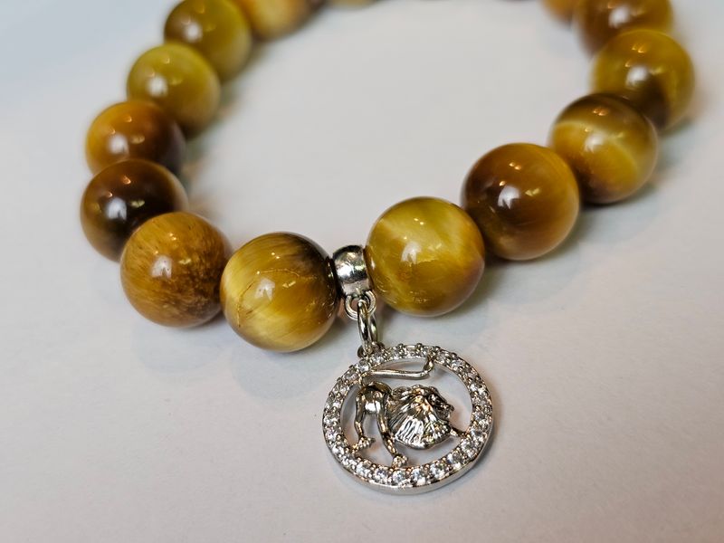 Leo Tiger 🐯  Eye Beaded Bracelet