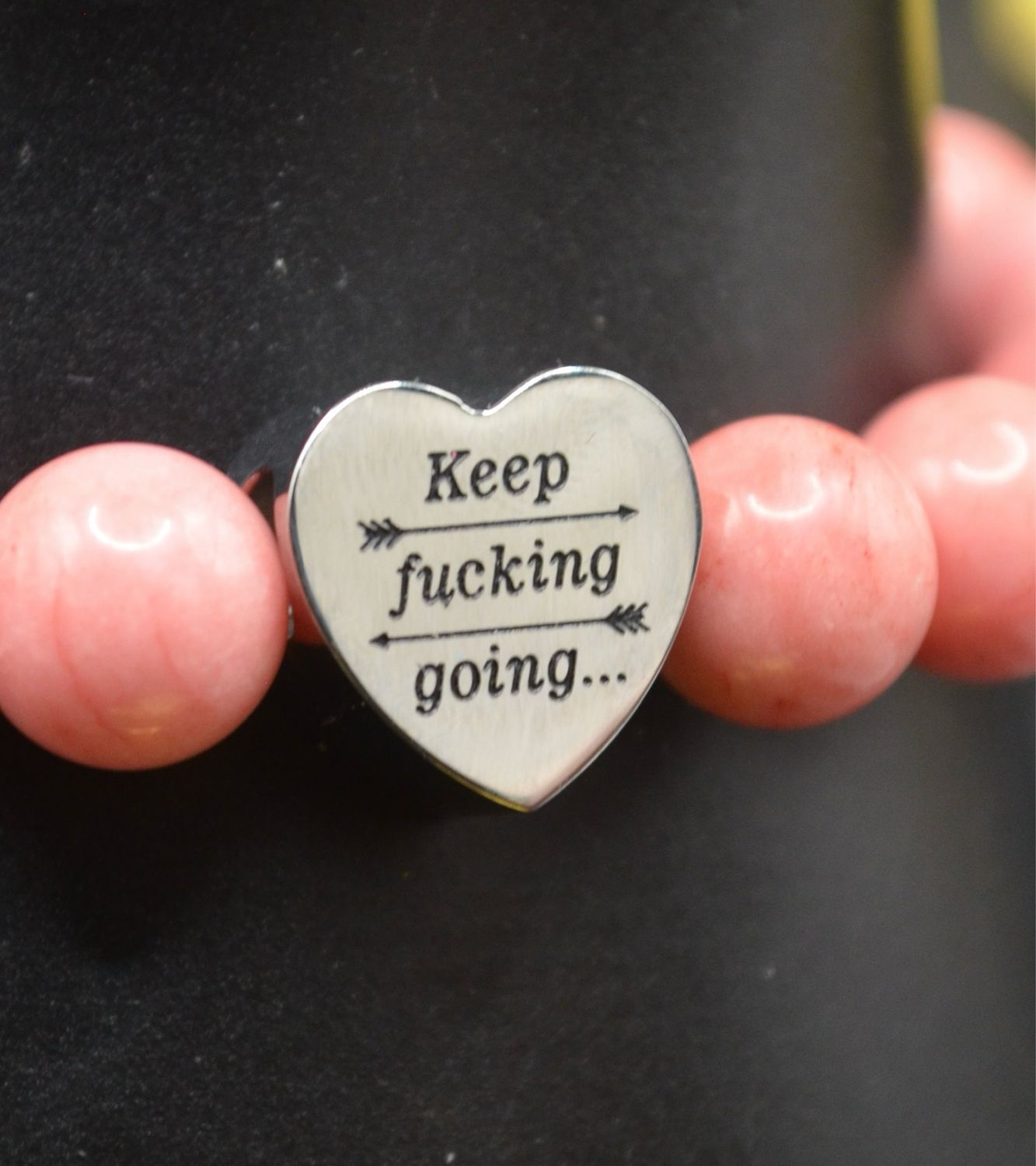 Keep F*cking Going Pink Bracelet