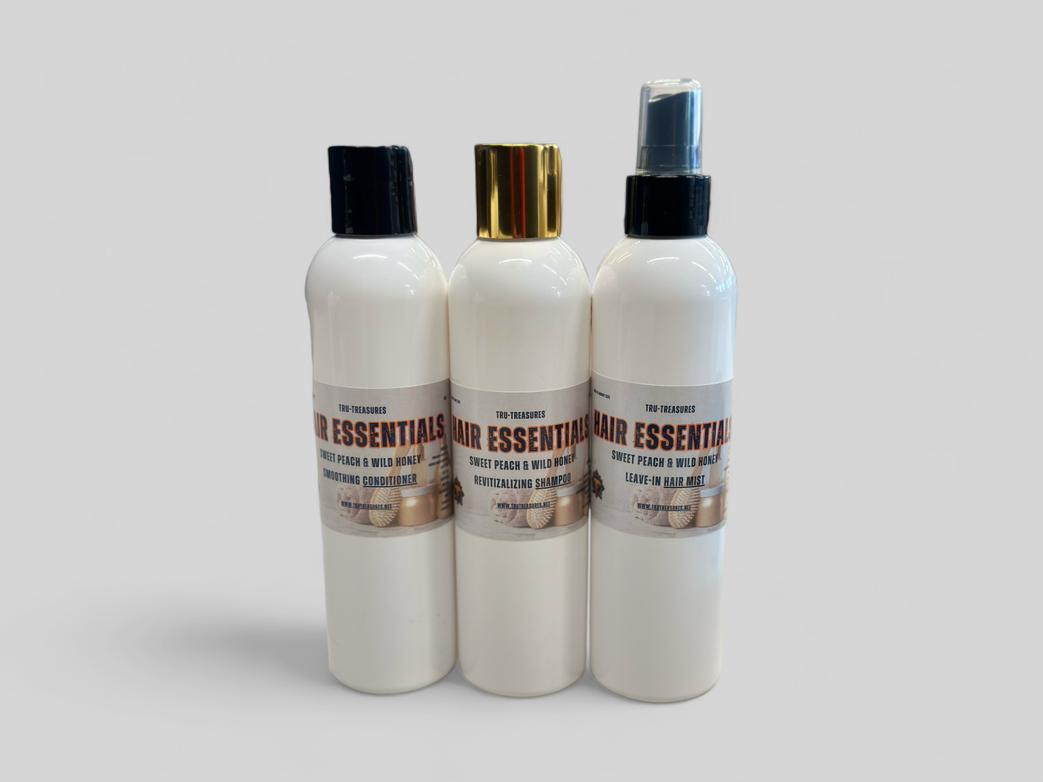 Sweet Peach/Wild Honey Hair Essestials Set