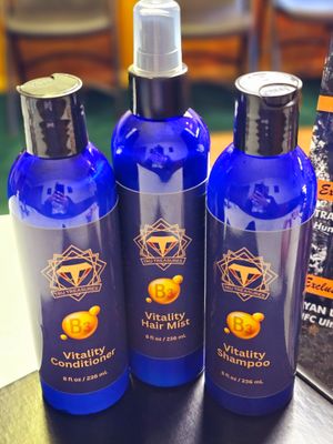 The B3 Vitality Hair Care Collection from Tru-Treasures harnesses the natural potency of Black Seed, Black Rice, and Black Castor Oil is designed to rejuvenate your hair from root to tip.