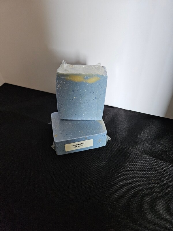Cool water for men goat milk soap