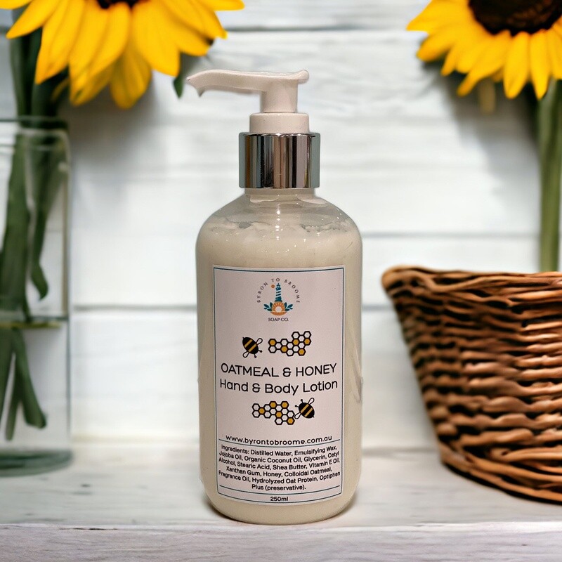 Hand &amp; Body Lotion - Oatmeal &amp; Honey