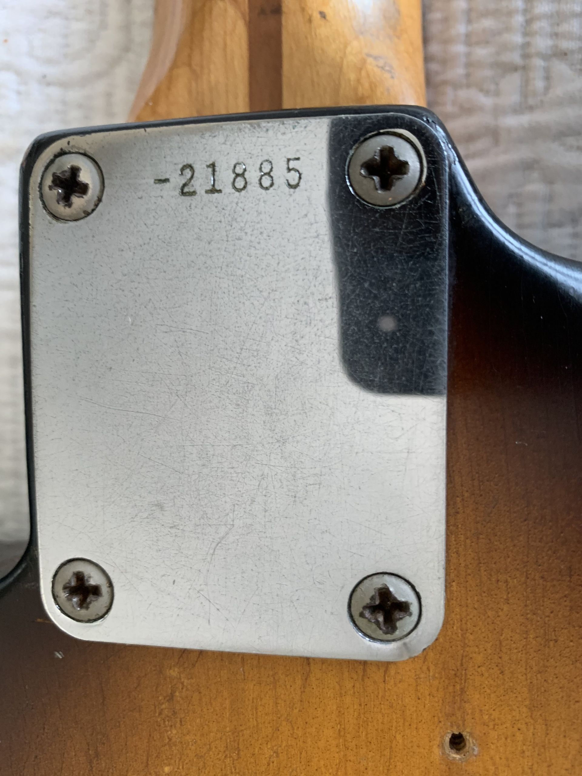 7/57 Body & 8/57 Neck Fender Stratocaster #-21885