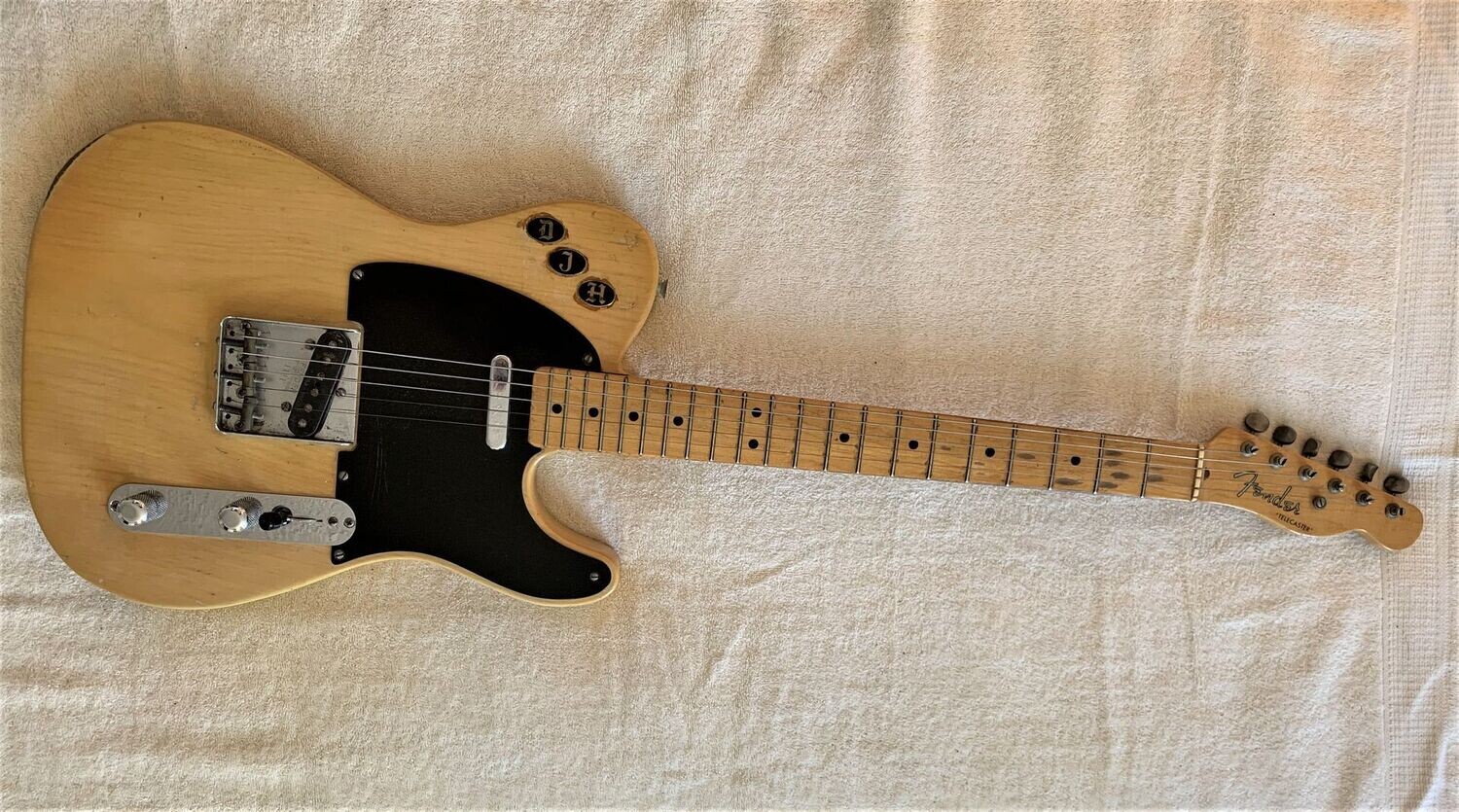 1952 Telecaster 1141. T.G. 2-7-52 Body T.G. 1-16-52 Neck