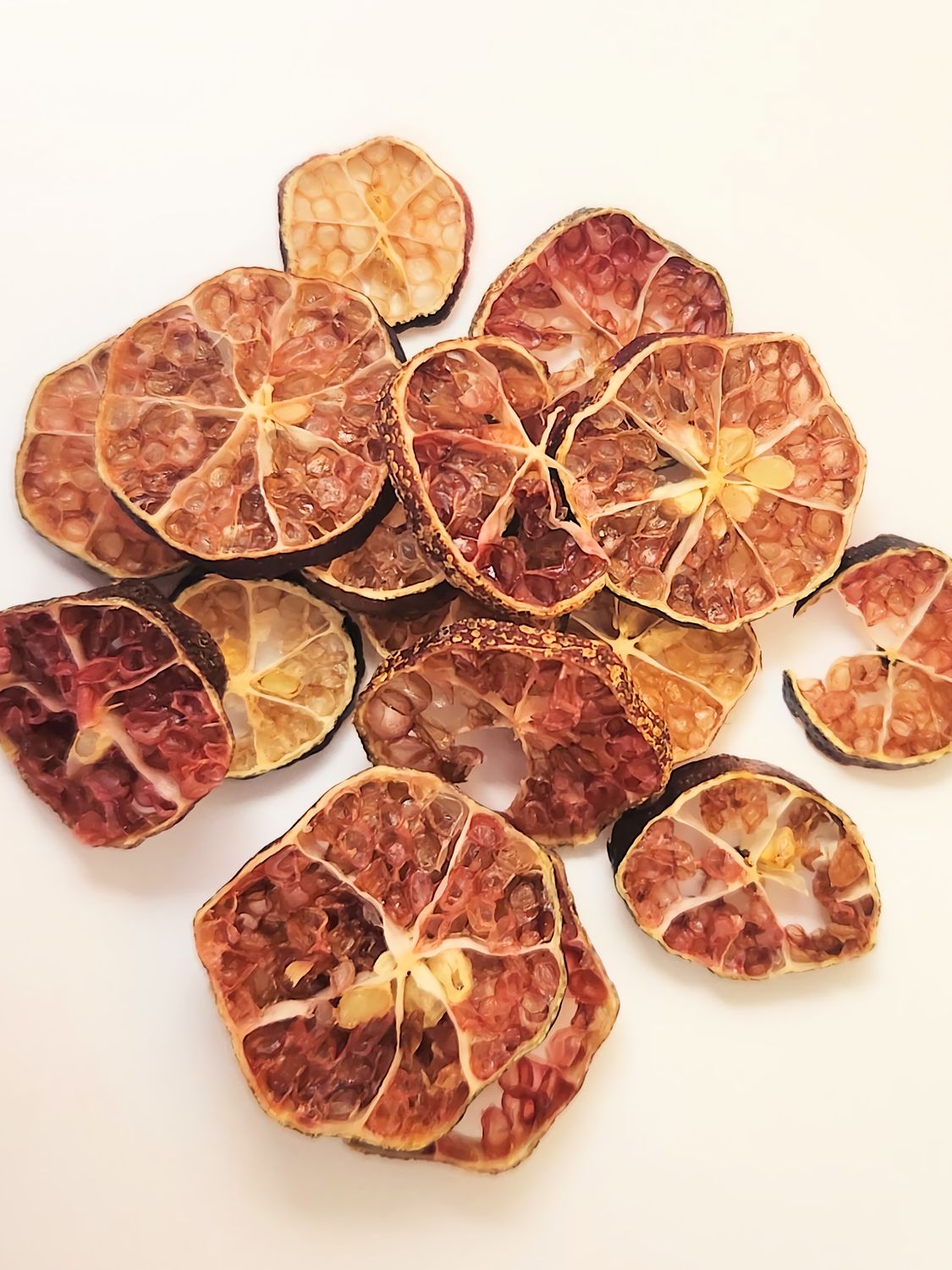 Finger lime slices