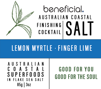 Lemon Myrtle, Finger Lime  Finishing/Rimmer SALT