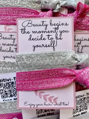 Elastic Hair Band, Empowerment Cards, Elastic Hairband gifts