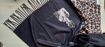 Isiderio sciarpa tema maculato 