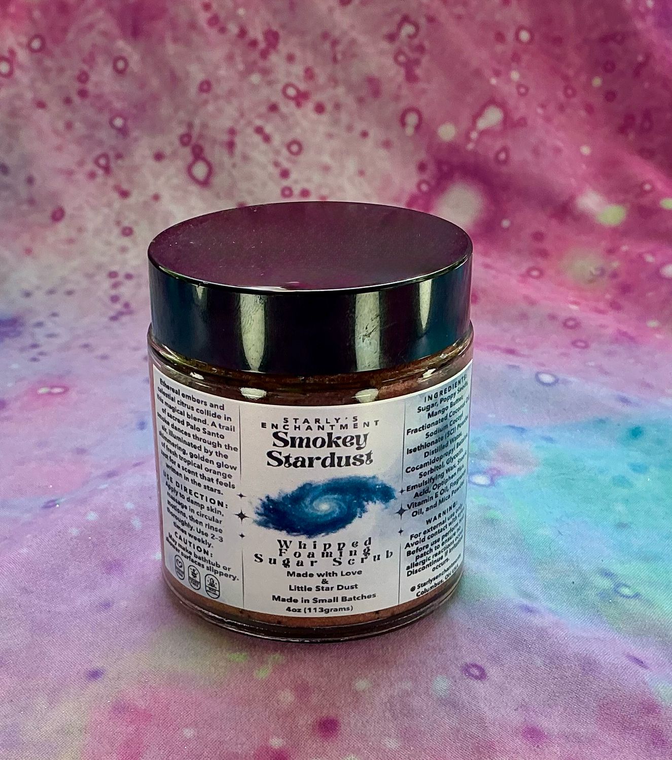 Smokey Stardust Foaming Sugar Scrub