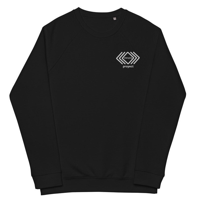 Unique &amp; Co. Proyect Unisex organic raglan sweatshirt