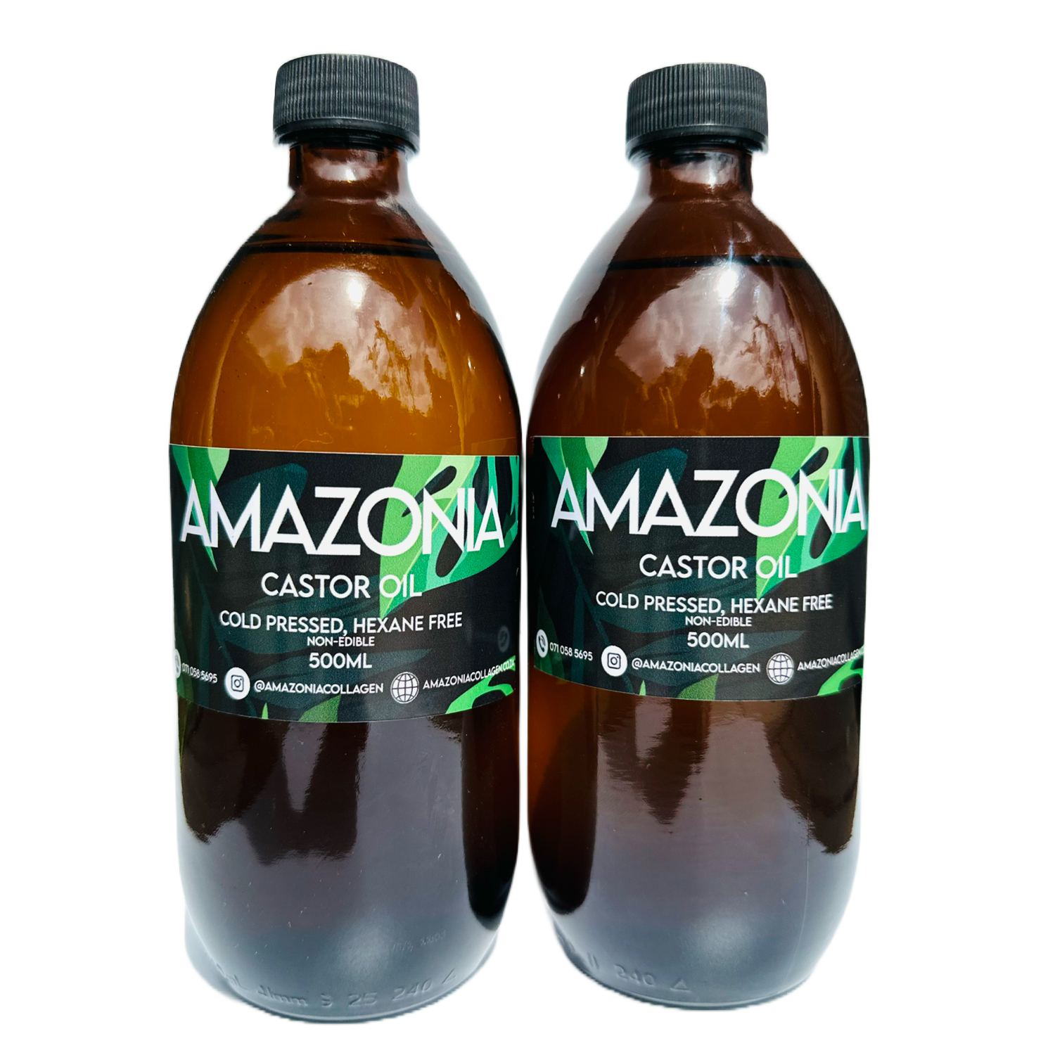Castor Oil Hexane Free  500ml Twin Pack