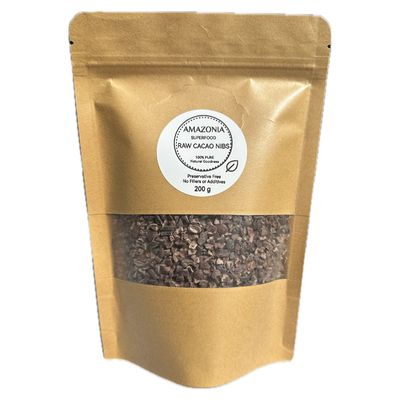 Raw Cacao Nibs Superfood (Non GMO) 200g