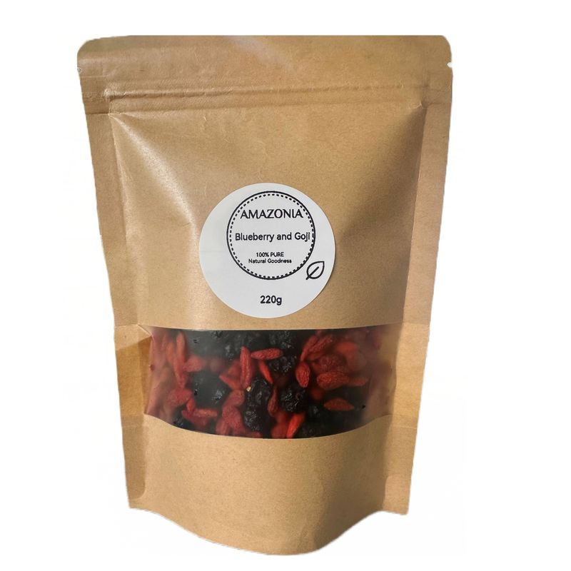 Amazonia Dried Goji Berry and Blueberries Mix