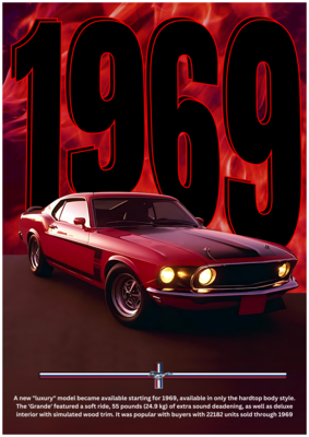Mustang 1969 Poster