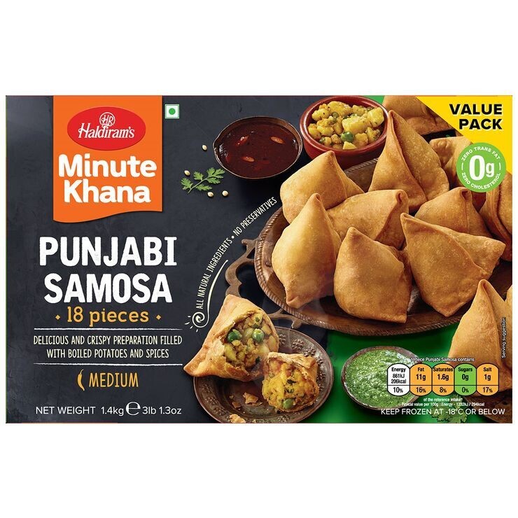Haldiram Punjabi Samosa 1.4kg