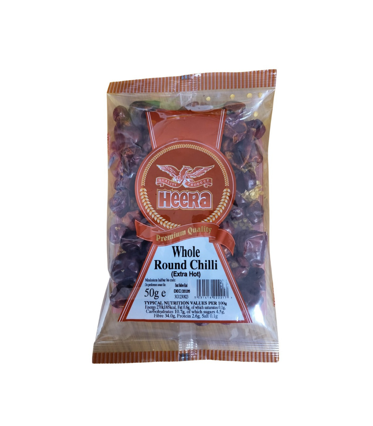 Heera Whole Round Chilli 50g