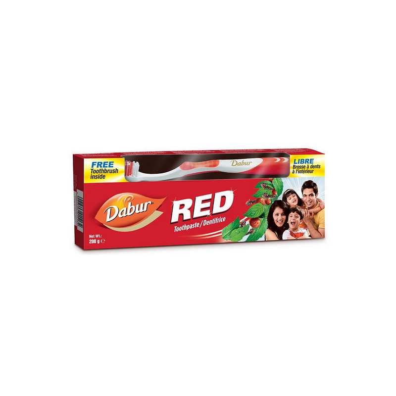 Dabur Red Toothpaste/Free Toothbrush Inside 200g