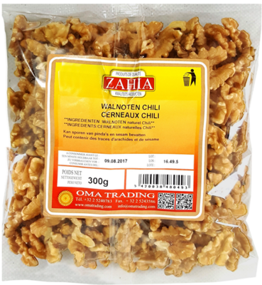 ZAHIA Walnoten Chili 300g