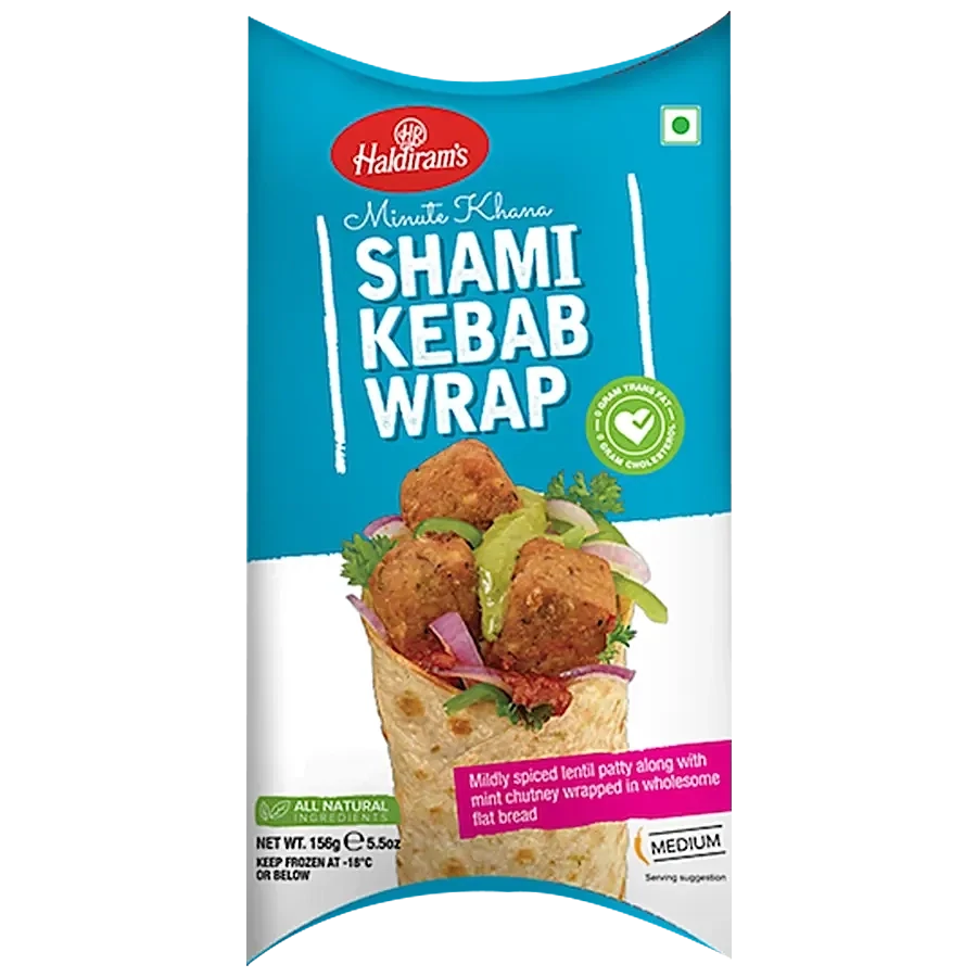 Haldiram’s Shami Kebab Wrap