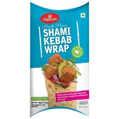 Haldiram’s Shami Kebab Wrap