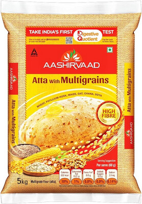 Aashirvaad Atta With Multigrains 5kg