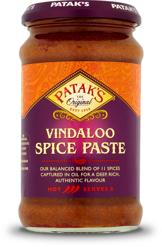 Patak’s vindaloo paste 283g
