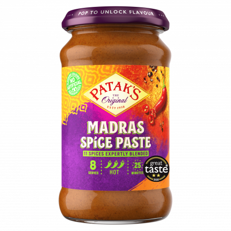 Patak’s madras curry paste 283g