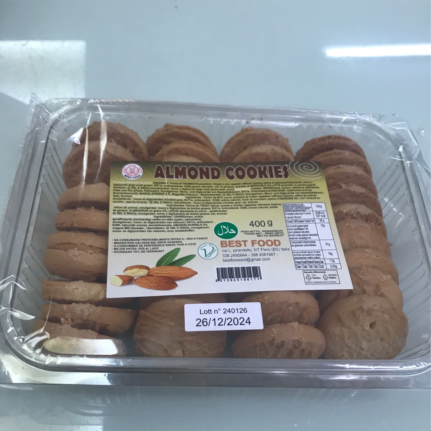 ALMOND COOKIES 400G