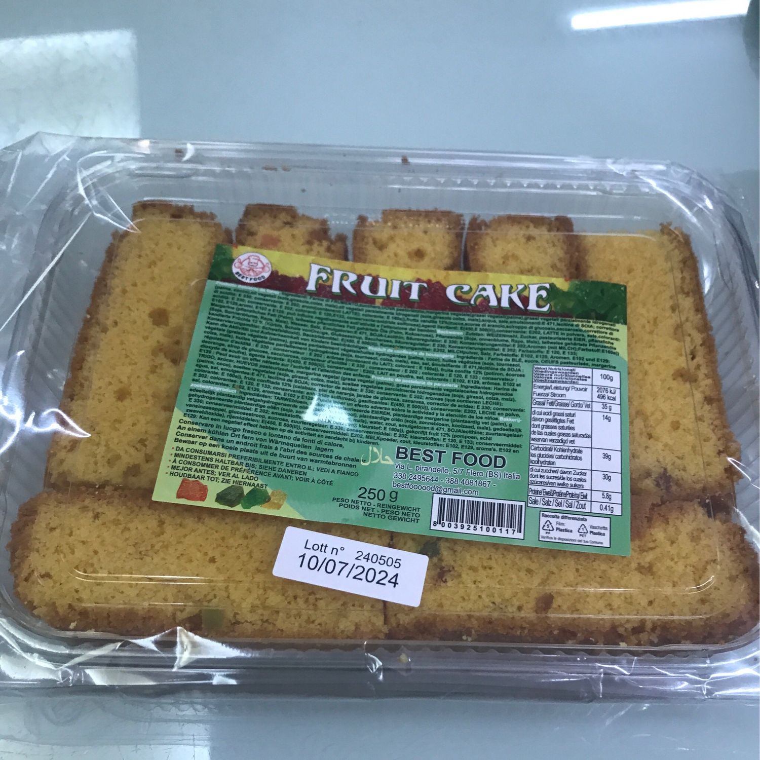 FRUIT CAKE 250G