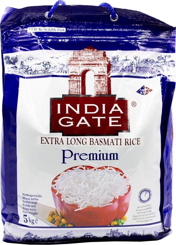 India gate extra long basmati rice 5kg