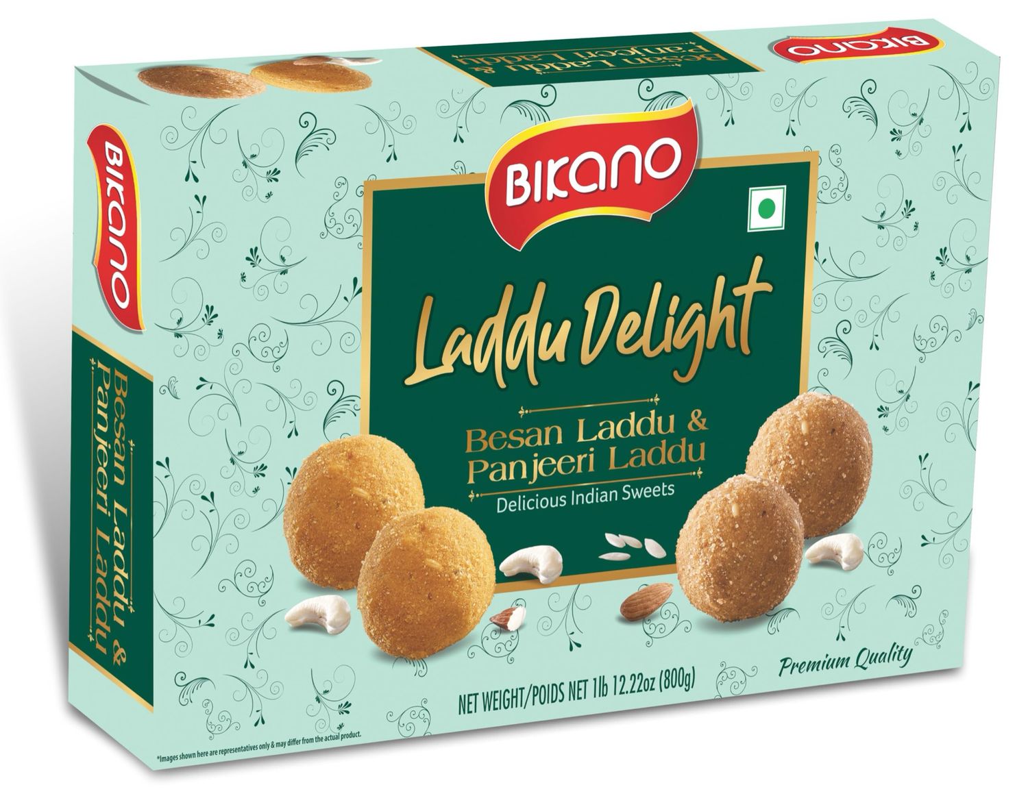 Bikano Laddu Delight (Besan&amp;Panjeeri) 800g