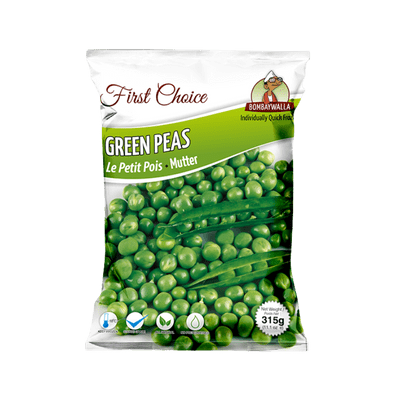 Bombaywalla Frozen GreenPeas 315g
