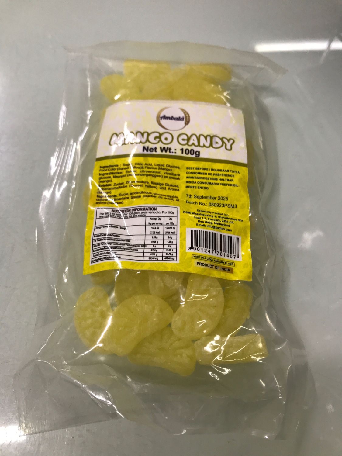 AMBALA MANGO CANDY 100G