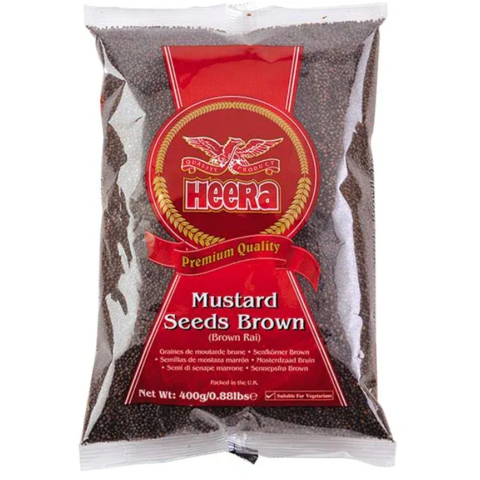 HEERA MUSTARD SEEDS BROWN 400G