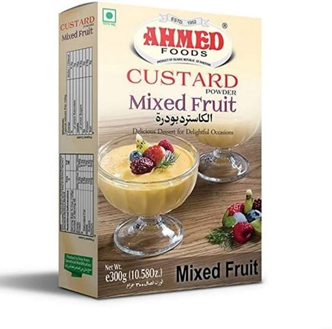 AHMED CUSTARD POWDER MIXED FRUIT 285G