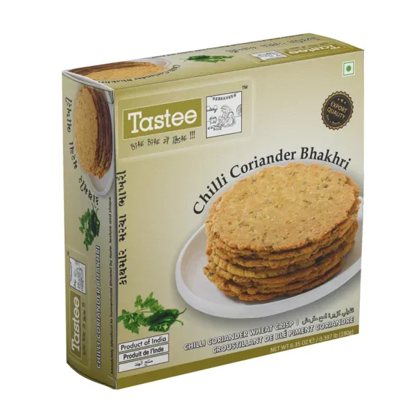 Tastee Chilli Coriander Bhakhri 180 G