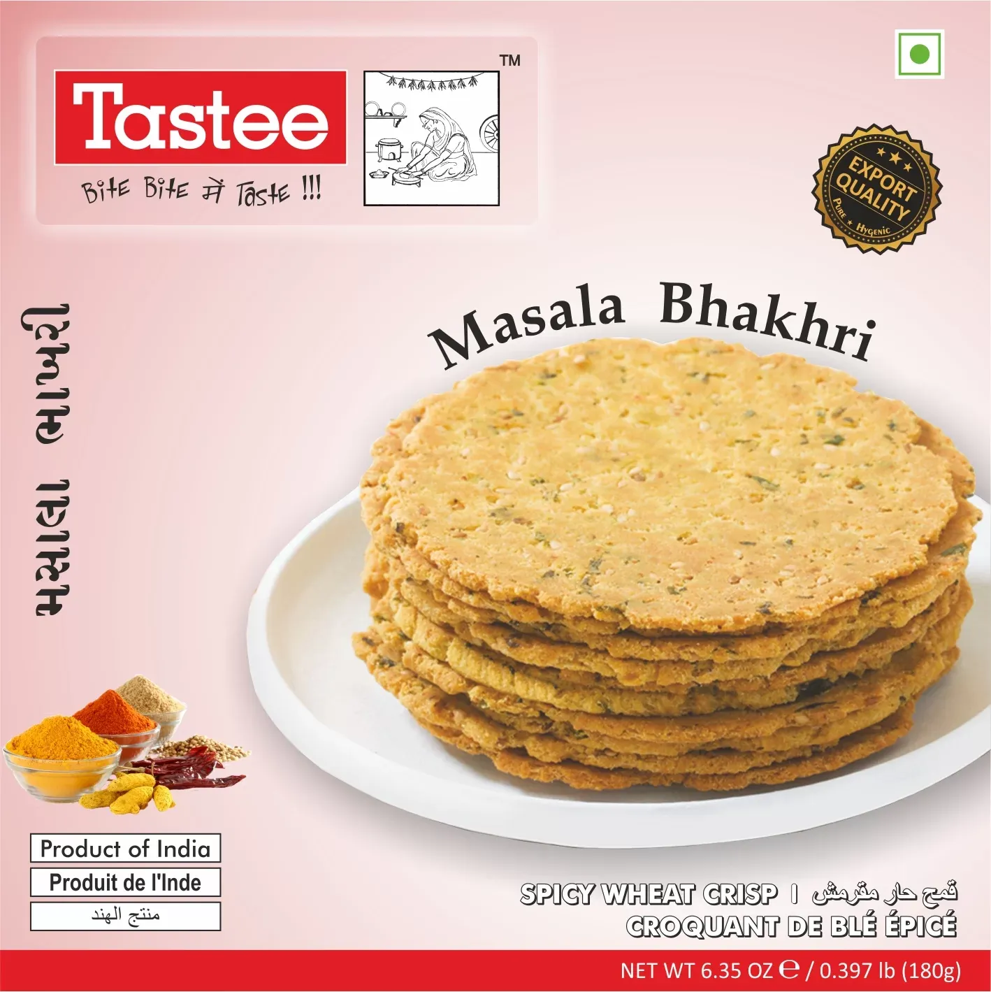 Tastee Masala Bhakhri 180 G