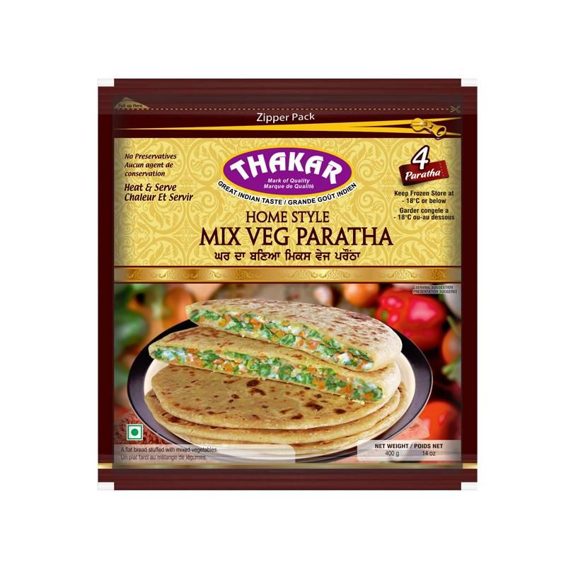 Thakar Mix Veg Paratha 400G (4PC)