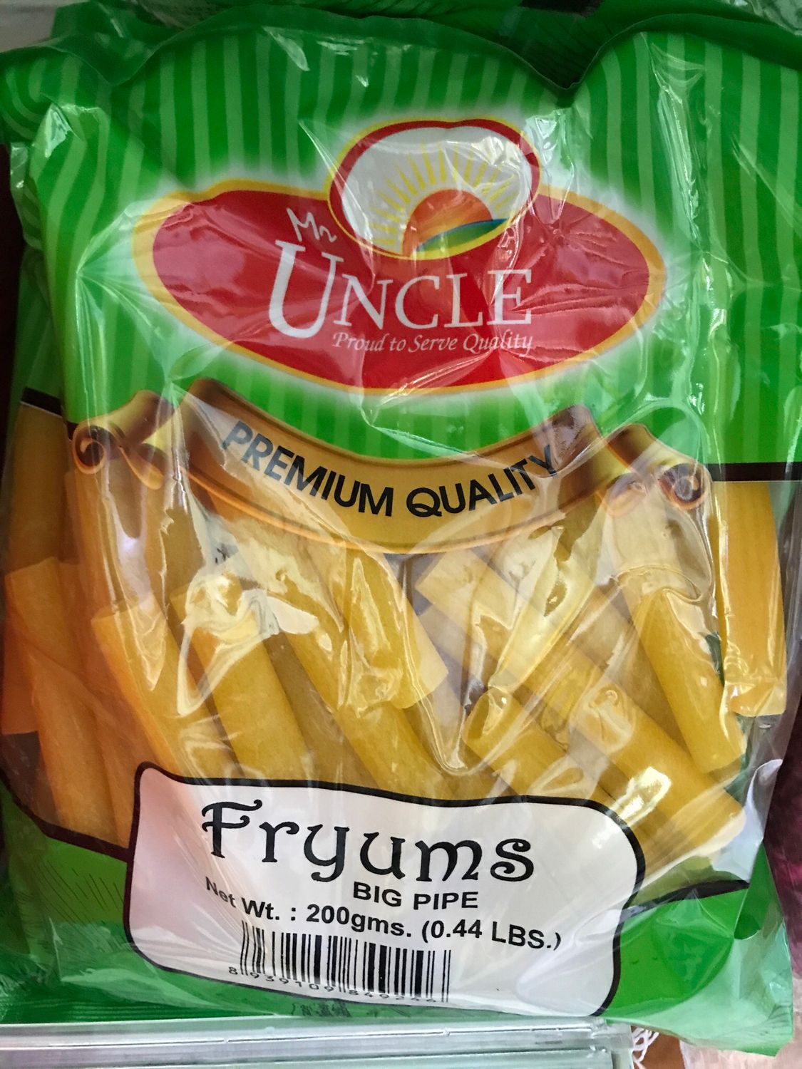 Uncle Fryums big pipe 200g