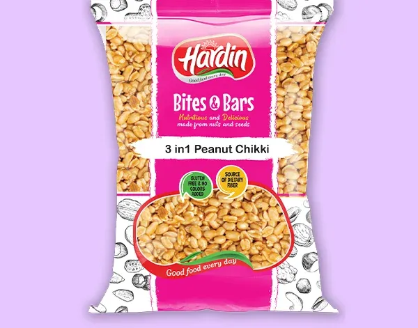 Hardin 3 in 1  Peanut Chikki 200g