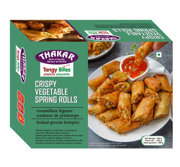 Thakar Crispy Vegetables Spring Rolls 450G