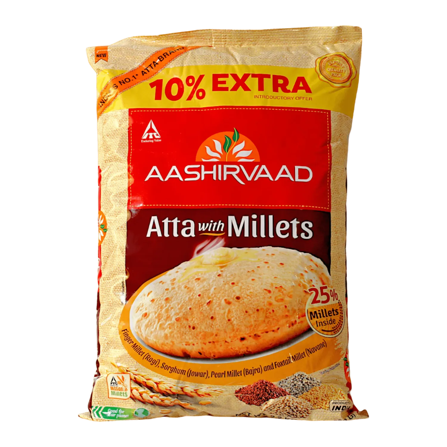 Aashirvaad Atta With Millets 2KG