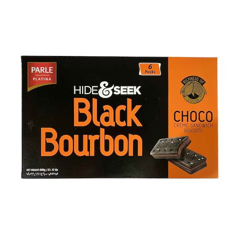 Parle Hide&amp;Seek Black Bourbon 600g