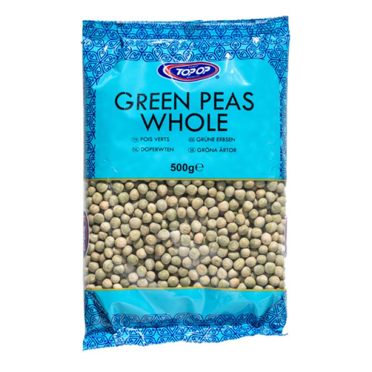 Topop Whole Green Peas 500G
