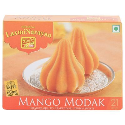 Laxmi Narayan Mango Modak ( 21 Pieces )